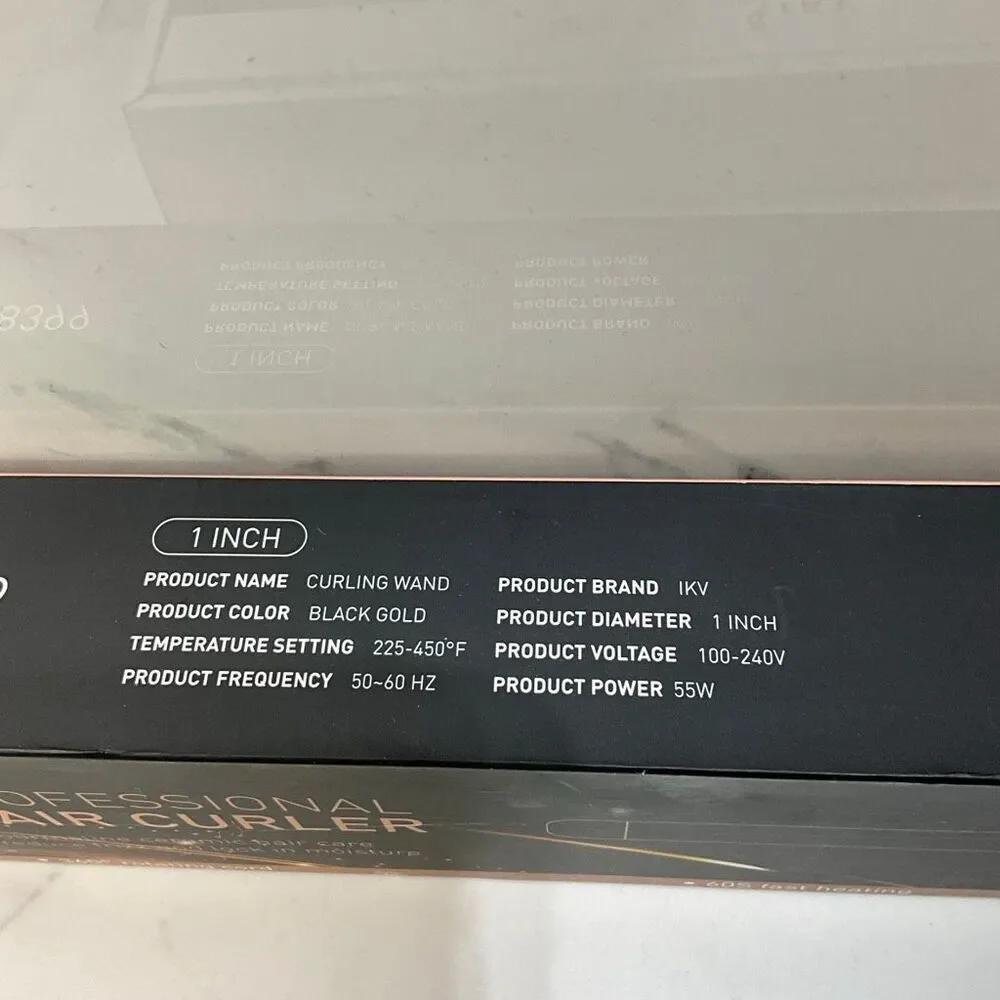 SIKV Professional Hair Curler 1” Ceramic Curling Wand